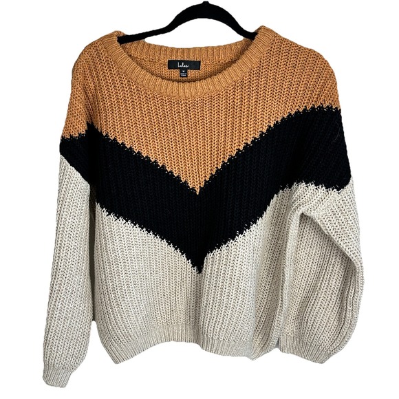 Lulus Sweaters - Lulus Women's Medium Sweater‎ Autumn Leaves Chunky Knit Long Sleeve Pullover